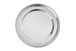 Round Plate San Marco silver Selezione Zanolli