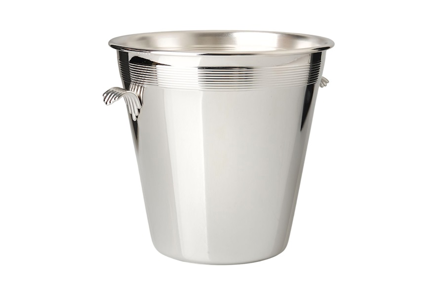 Secchio champagne silver plated con manici Selezione Zanolli