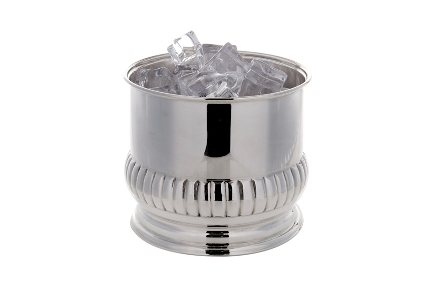 Ice bucket silver striped Selezione Zanolli