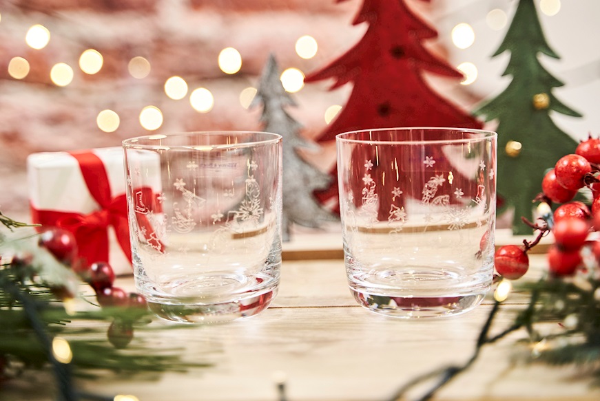 Idea regalo Natale Bicchiere acqua Toy's Delight cristallo 2 pezzi Villeroy & Boch