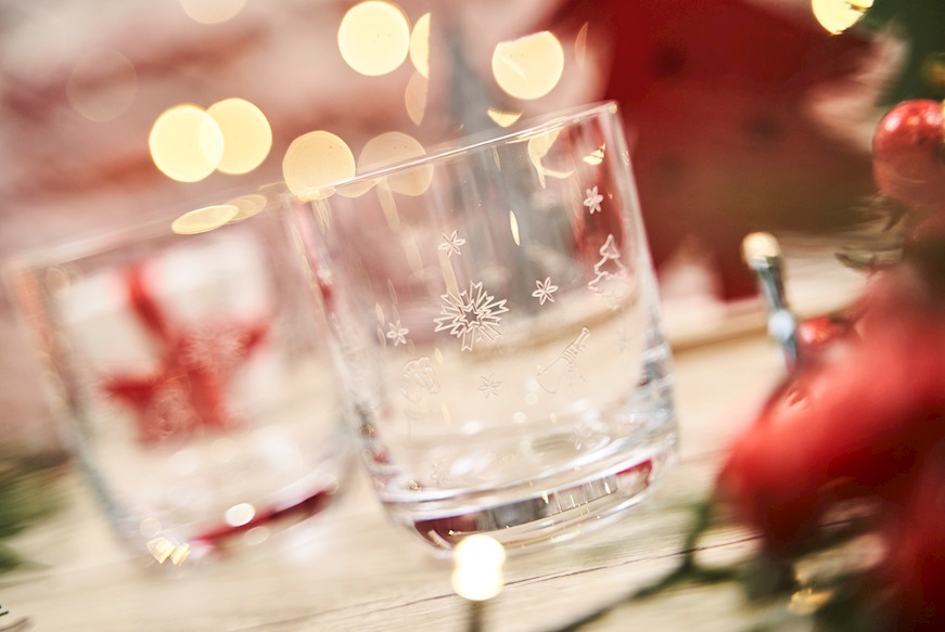 Idea regalo Natale Bicchiere acqua Toy's Delight cristallo 2 pezzi Villeroy & Boch