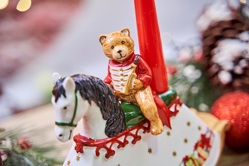 Idea regalo Natale Cavallo a Dondolo Christmas Toys porcellana Villeroy & Boch
