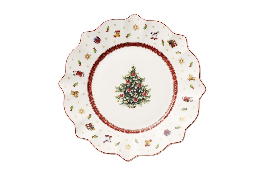 Idea regalo Natale Piatto frutta Toy's Delight porcellana Bianco Villeroy & Boch