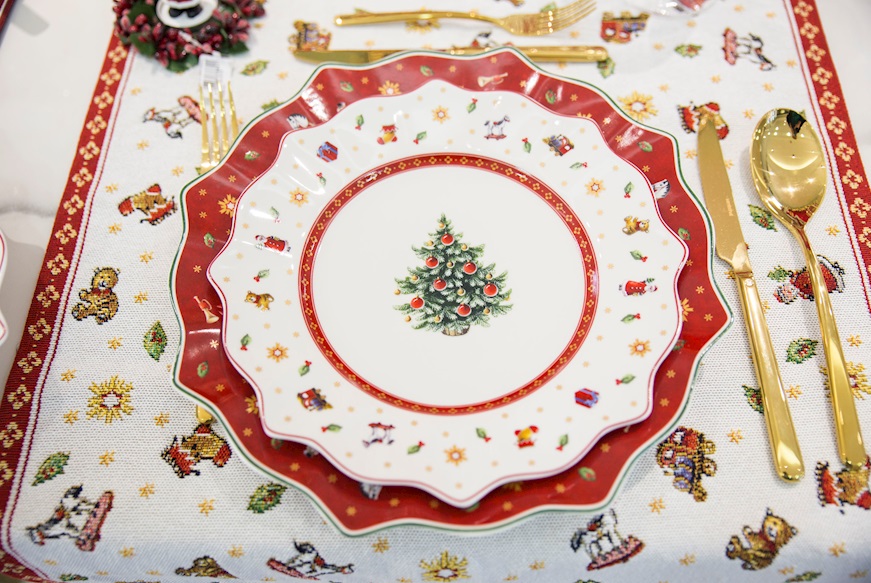 Idea regalo Natale Piatto frutta Toy's Delight porcellana Bianco Villeroy & Boch