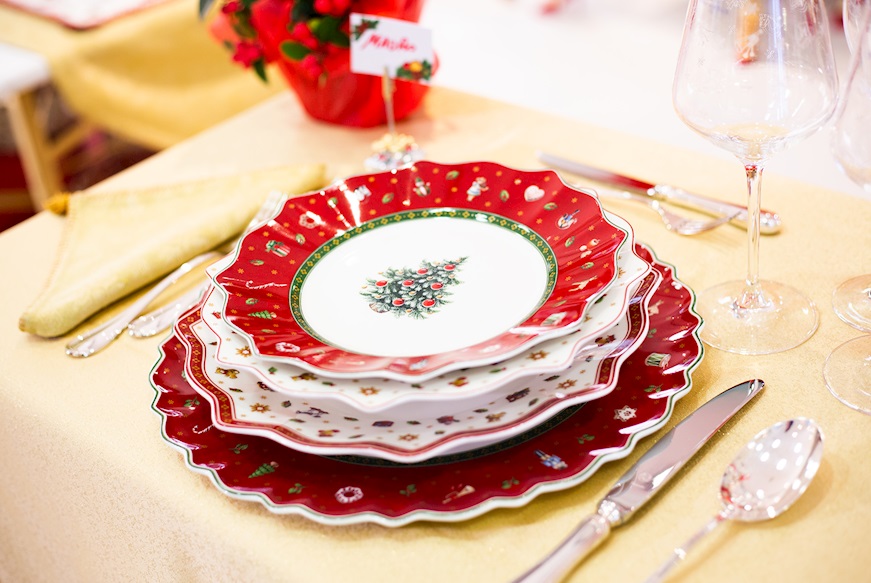 Idea regalo Natale Piatto frutta Toy's Delight porcellana Bianco Villeroy & Boch