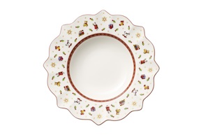 Idea regalo Natale Piatto fondo Toy's Delight porcellana Bianco Villeroy & Boch