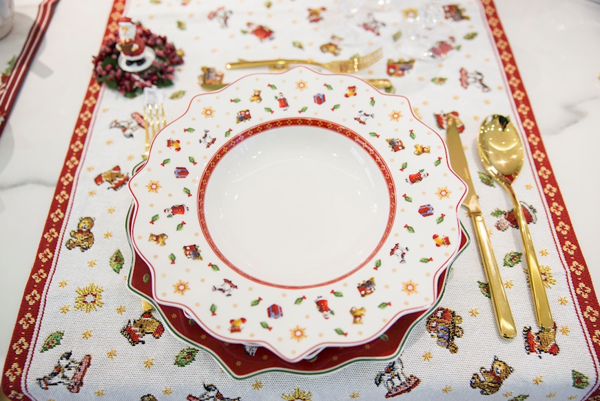 Idea regalo Natale Piatto fondo Toy's Delight porcellana Bianco Villeroy & Boch
