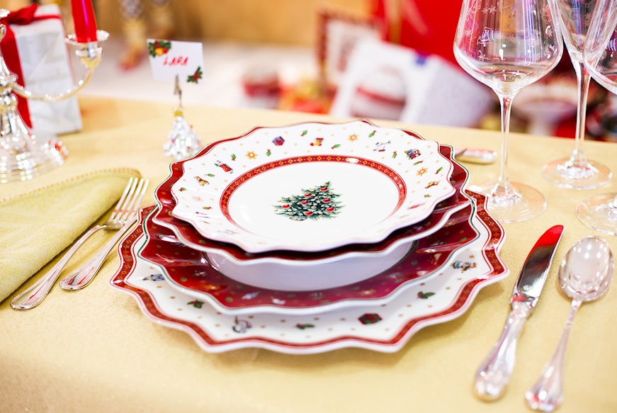 Idea regalo Natale Piatto fondo Toy's Delight porcellana Bianco Villeroy & Boch