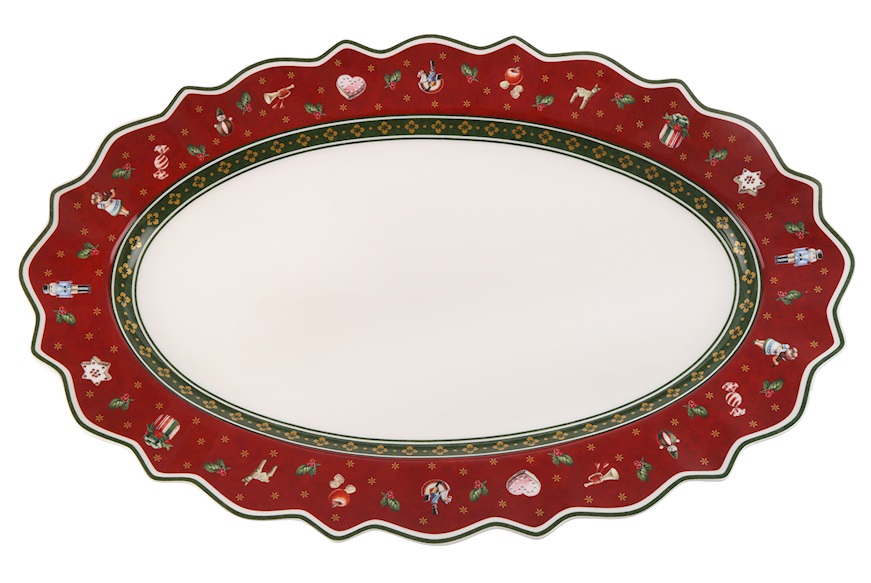 Idea regalo Natale Piatto ovale Toy's Delight porcellana Villeroy & Boch