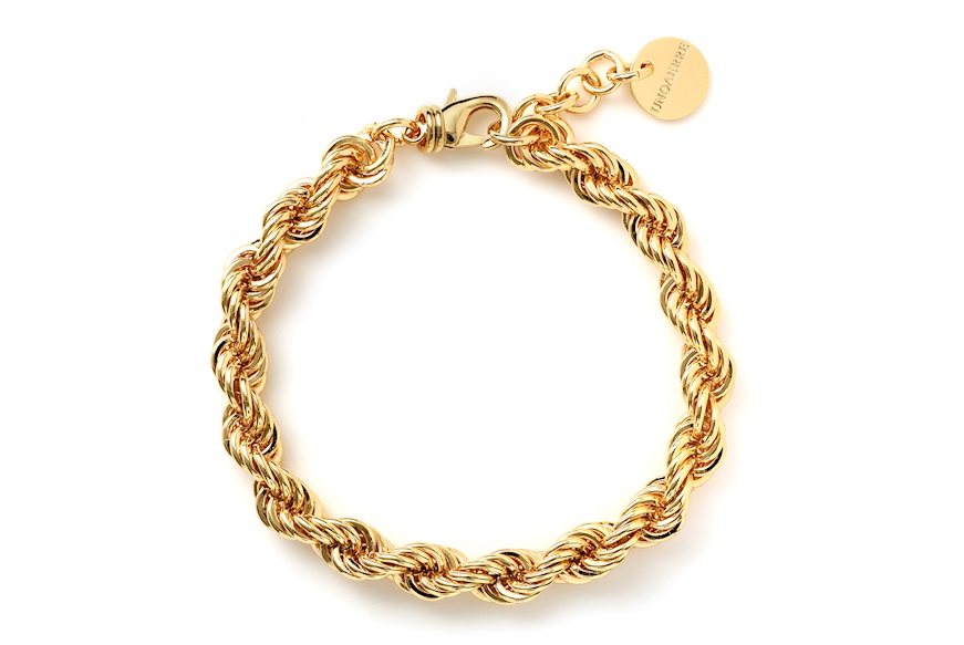 Bracelet Korda in gilded bronze Unoaerre