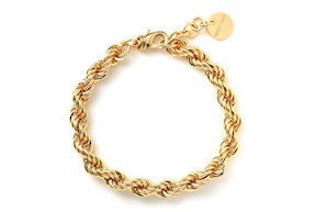 Bracelet Korda in gilded bronze Unoaerre