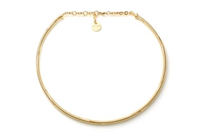 Collana rigida Classica in bronzo dorato Unoaerre