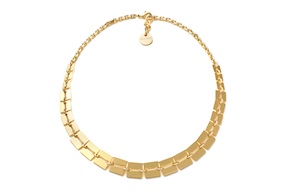 Collana Lux in bronzo dorato Unoaerre