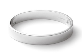 Bracciale rigido Classica in bronzo bianco Unoaerre