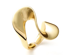 Anello Classica in bronzo dorato Unoaerre