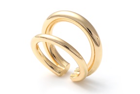 Anello Line in bronzo dorato Unoaerre