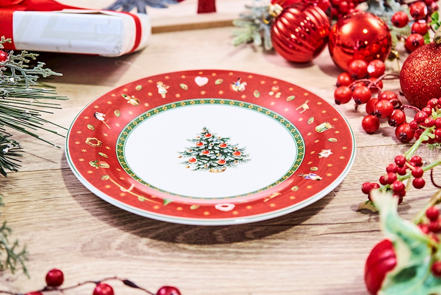Idea regalo Natale Piatto dessert Toy's Delight Specials porcellana Villeroy & Boch