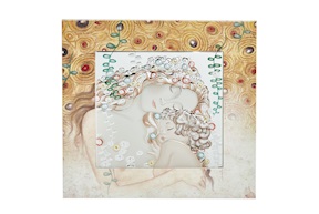 Pannello Le tre erà di Klimt argento pvd Selezione Zanolli