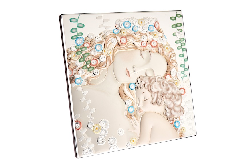 Pannello Le tre erà di Klimt argento pvd Selezione Zanolli