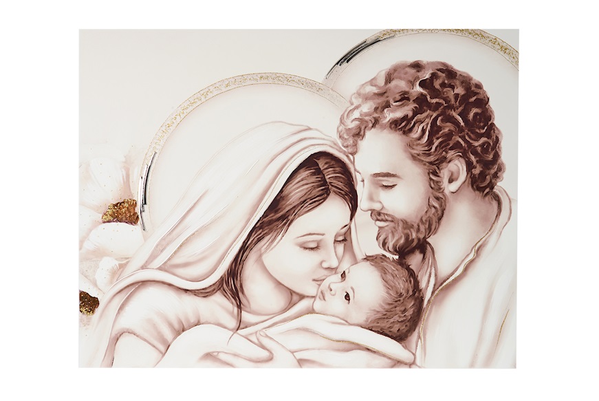 Sacra Famiglia argento pvd Selezione Zanolli