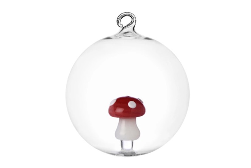 Idea regalo Natale Palla di Natale Fungo rosso Alice Ichendorf