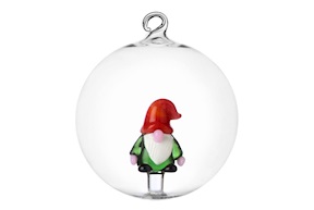 Idea regalo Natale Palla di Natale Gnomo Christmas Tales Ichendorf