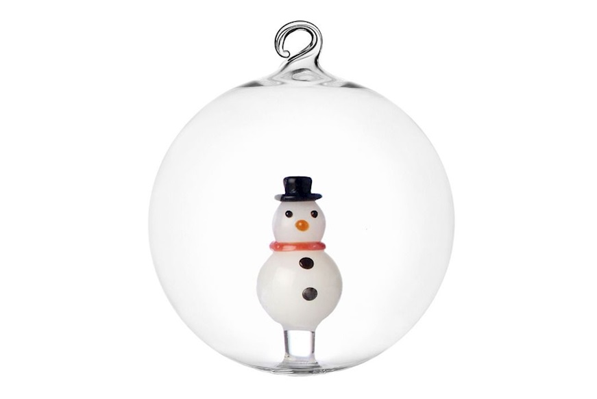 Idea regalo Natale Palla di Natale Christmas Tales Pupazzo di Neve Ichendorf