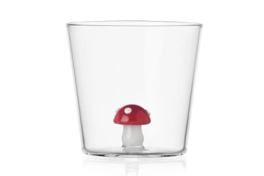 Idea regalo Natale Bicchiere tumbler Fungo Rosso Alice Ichendorf