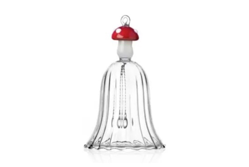 Idea regalo Natale Campana Alice fungo rosso Ichendorf