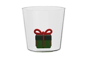 Tumbler Glass Christmas Tales Green gift Ichendorf