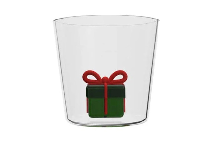 Idea regalo Natale Bicchiere tumbler Pacco regalo verde Christmas Tales Ichendorf