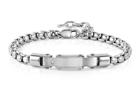 Bracciale Strong acciaio con diamante naturale Nomination