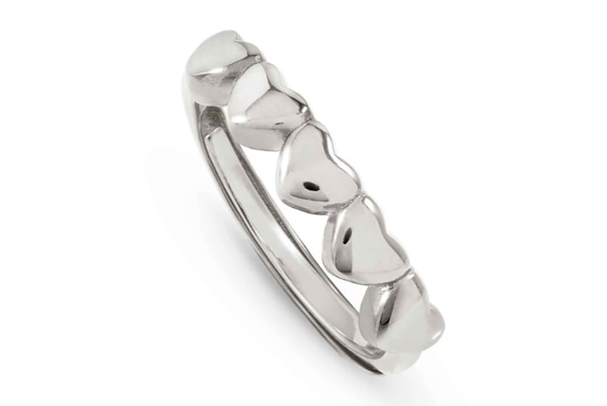 Anello Armonica argento cuori Nomination