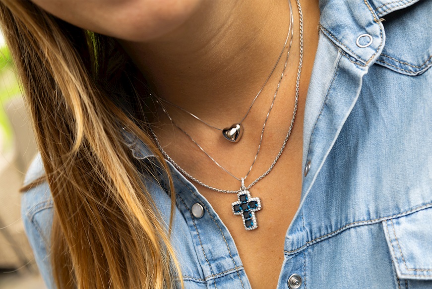 Collana Armonica argento cuore Nomination