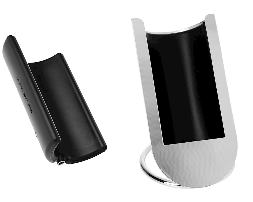 Portabottiglia termico argento trilaminato a fascia silver Selezione Zanolli