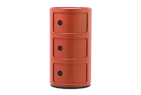 Drawer Componibile three elements orange Kartell