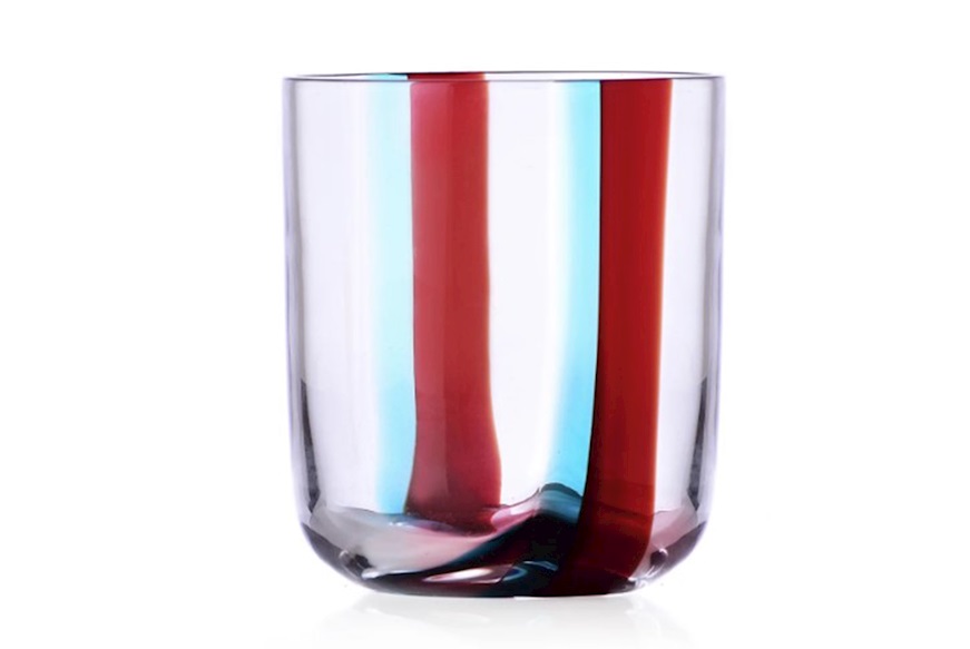 Bicchiere tumbler Gesti bordeaux turchese Ichendorf
