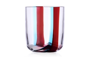 Bicchiere tumbler Gesti bordeaux turchese Ichendorf