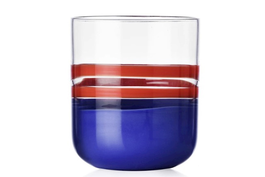 Tumbler Glass Gesti red light blue Ichendorf