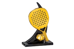 Trofeo Padel oro in resina Selezione Zanolli