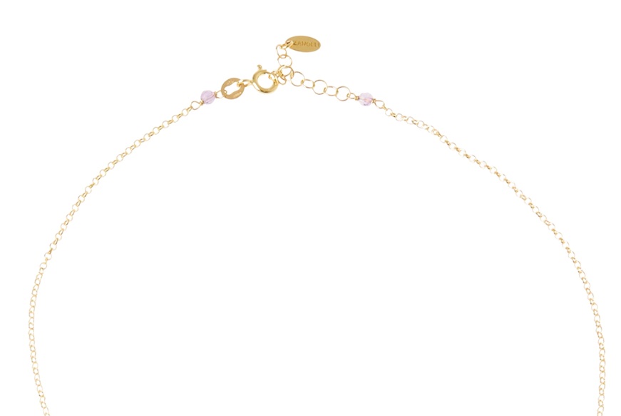 Necklace silver with pearls and amethyst Selezione Zanolli