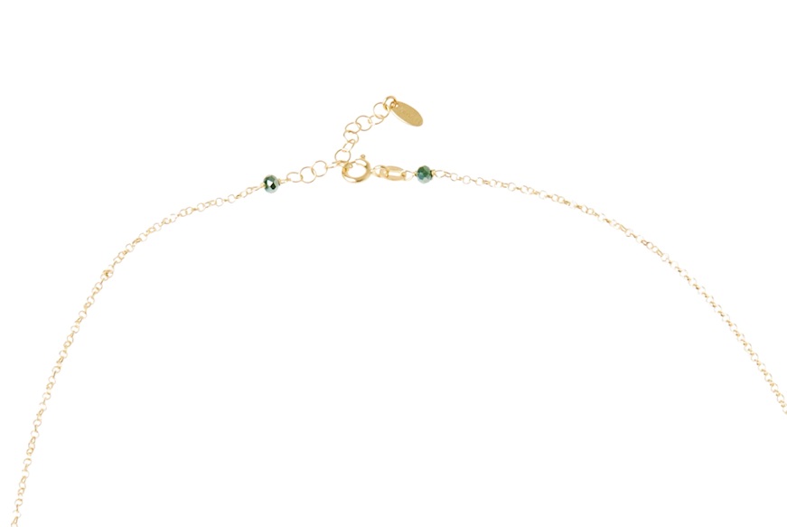 Necklace silver with hematite and multicolored stones Selezione Zanolli