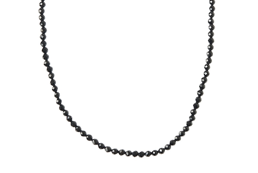 Necklace silver with black agate Selezione Zanolli
