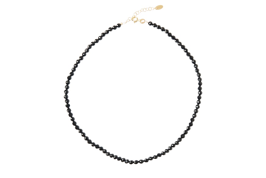 Necklace silver with black agate Selezione Zanolli