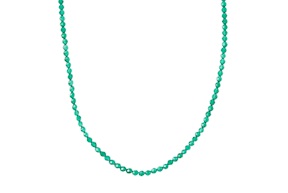 Collana argento con giada verde Selezione Zanolli