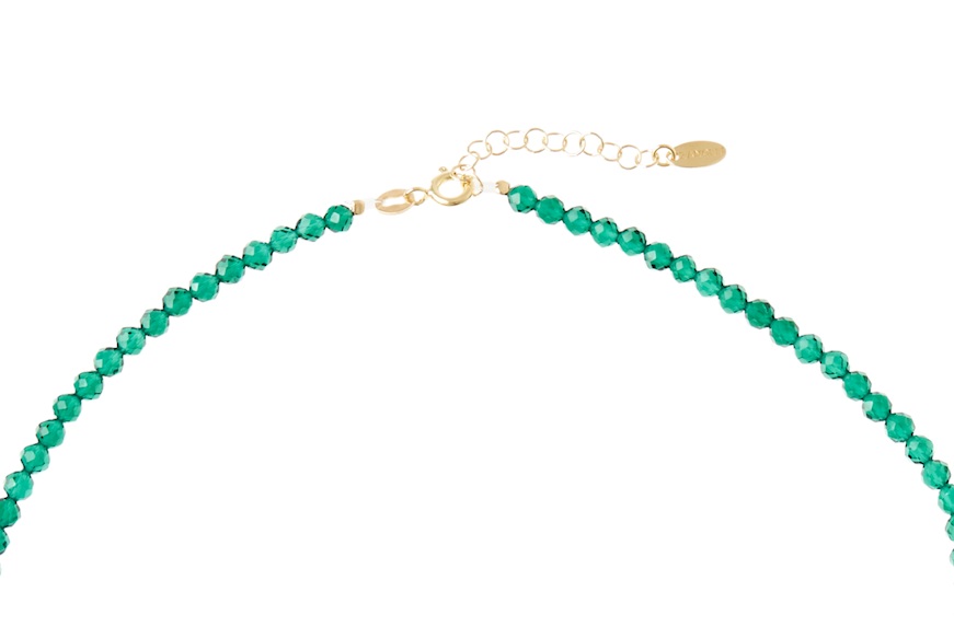 Collana argento con giada verde Selezione Zanolli