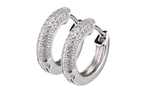 Orecchini argento con cubic zirconia Sovrani