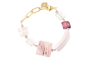 Bracciale Liz rosa viola Antica Murrina