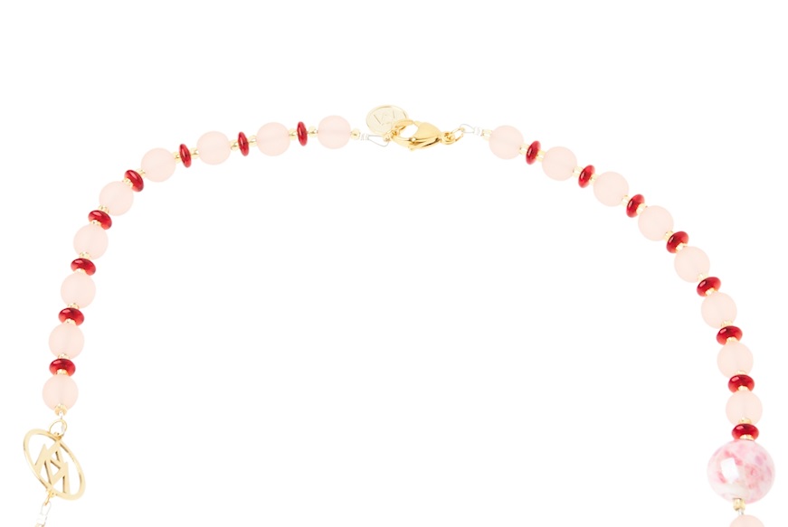 Collana Vivien rosa Antica Murrina