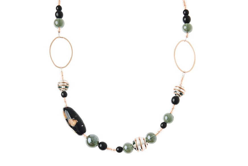 Collana Shirley nero Antica Murrina